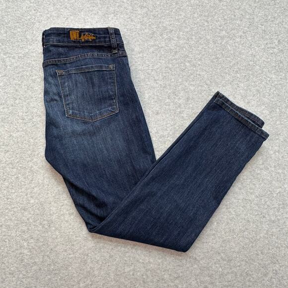 Kut From The Kloth Jeans Straight Leg WMNS 6 Med Wash Mid Rise KP9065MA2 Casual - Picture 2 of 11